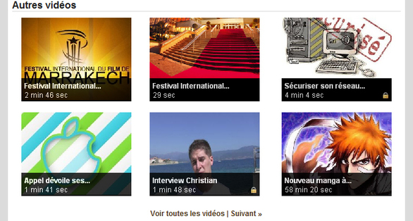 Une page 100% vidéo ! Une page 100% vidéo !