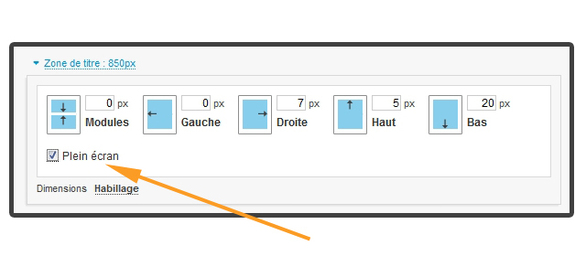 Optez pour l'affichage Plein Ecran