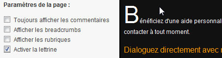 Affinez la mise en page de vos articles Affinez la mise en page de vos articles
