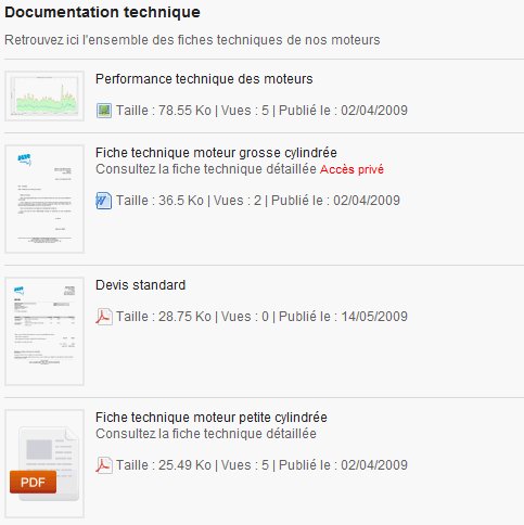 Fichiers en téléchargement : génération automatique des vignettes Fichiers en téléchargement : génération automatique des vignettes