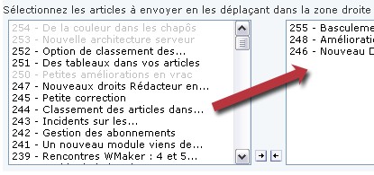 Gestion améliorée de la Newsletter Gestion améliorée de la Newsletter
