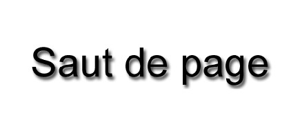 Saut de page dans vos articles Saut de page dans vos articles