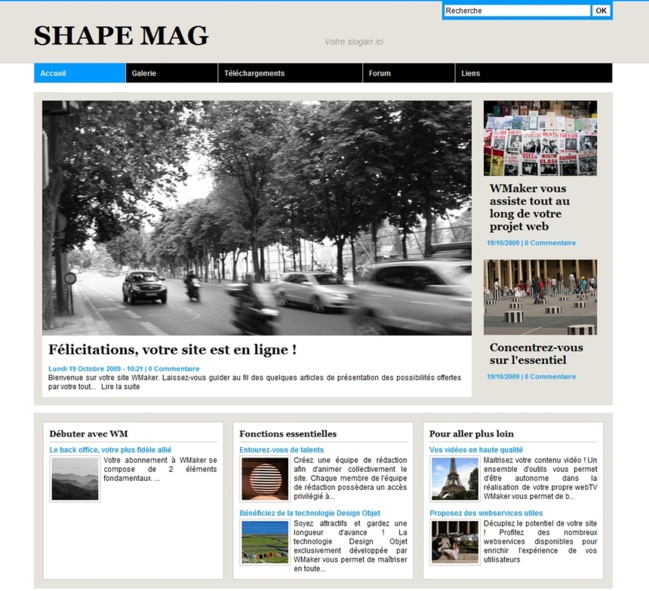 Maquette Shape Mag