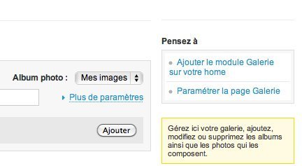 Raccourcis pour les webservices