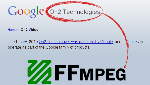 Bye Bye On2, retour à nos amours FFmpeg Bye Bye On2, retour à nos amours FFmpeg