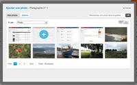 Photos dans les articles : piochez dans la galerie