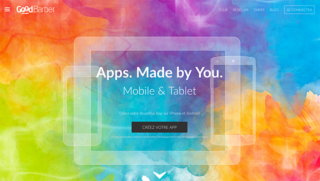 Créez vos apps avec GoodBarber Créez vos apps avec GoodBarber