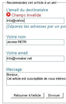 Des formulaires Web 2.0