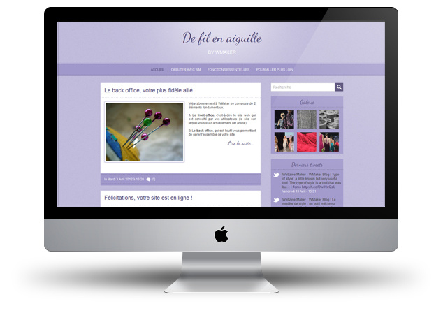 Nouveau thème - De Fil en Aiguille Nouveau thème - De Fil en Aiguille