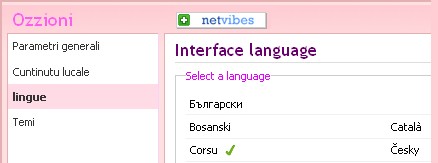 Traduction de Netvibes Traduction de Netvibes