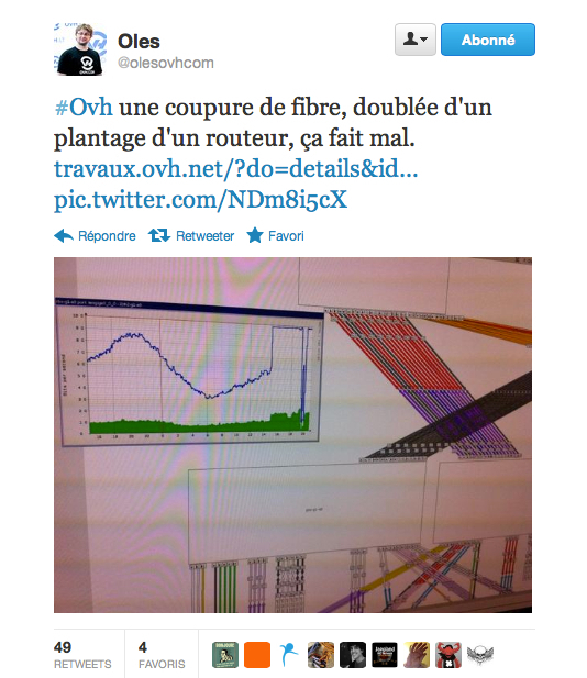 Dure soirée pour nos amis d'OVH Dure soirée pour nos amis d'OVH