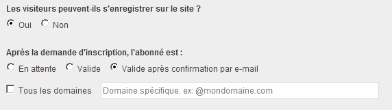 Intranet / Extranet contrôle sur Email Intranet / Extranet contrôle sur Email