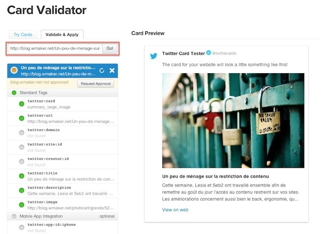 Enrichissez vos tweets grace aux Twitter Cards