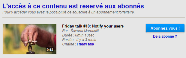 Le système d'abonnement enfin disponible sur les WebTv ! Le système d'abonnement enfin disponible sur les WebTv !
