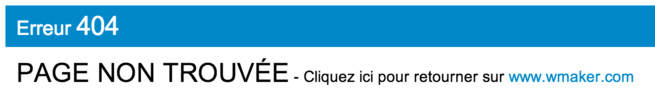 Même la page 404 est personnalisable ! Même la page 404 est personnalisable !
