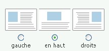 Contenu : Possibilité de placer les photos au dessus du texte Contenu : Possibilité de placer les photos au dessus du texte