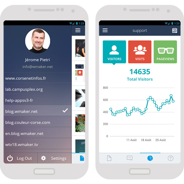 App Android des backs office CMS enfin disponible ! App Android des backs office CMS enfin disponible !