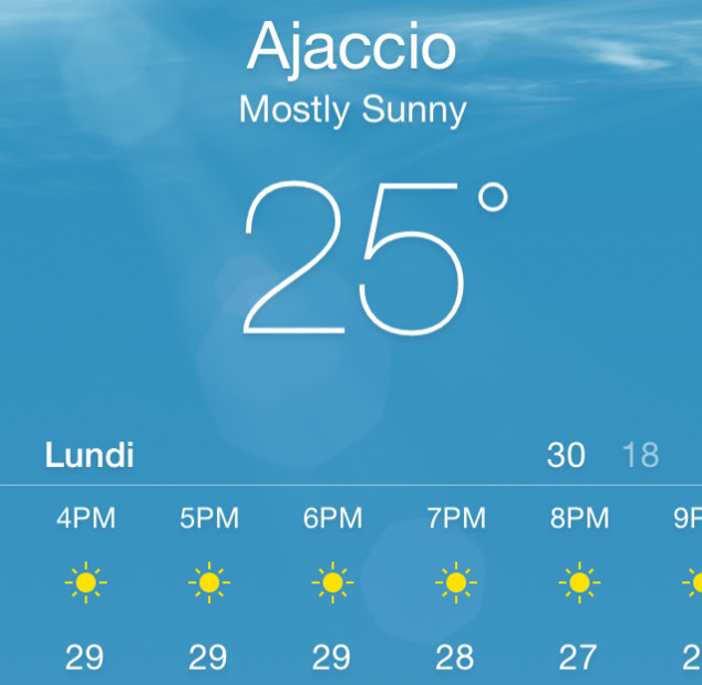 Il va faire très chaud ... Il va faire très chaud ...