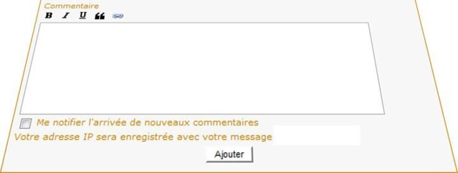 Suivi des commentaires par email Suivi des commentaires par email