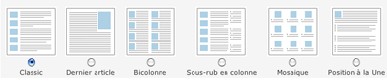 Type d'affichage des rubriques (Part 2/3) Type d'affichage des rubriques (Part 2/3)
