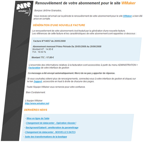 Un petit lifting pour nos emails Un petit lifting pour nos emails