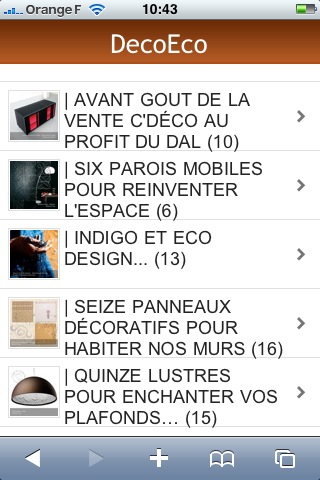 Galerie iPhone Galerie iPhone