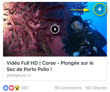 Facebook Articles instantanés Facebook Articles instantanés