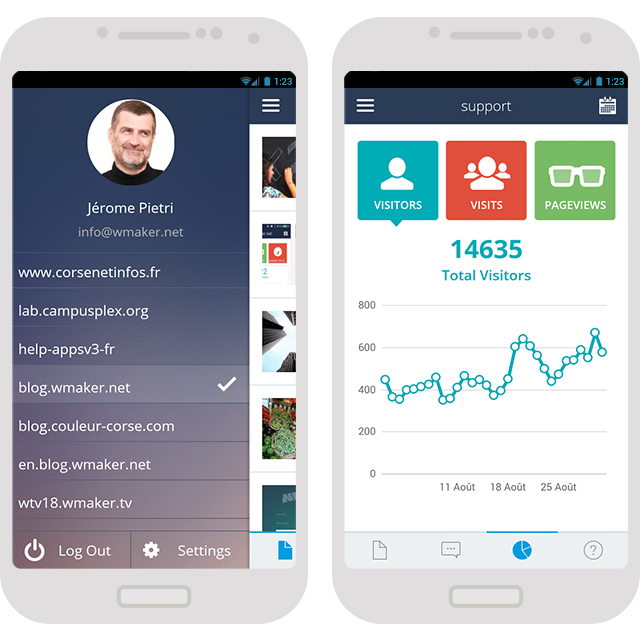 App Android des backs office CMS enfin disponible !