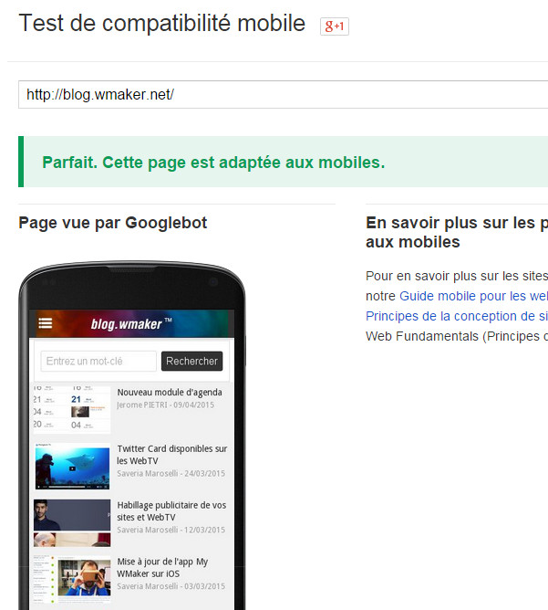 SEO : Mise à jour de Google le 21 avril, modification de la prise en compte des versions mobiles SEO : Mise à jour de Google le 21 avril, modification de la prise en compte des versions mobiles