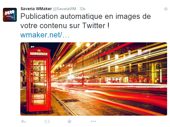 Publication automatique en images de votre contenu sur Twitter ! Publication automatique en images de votre contenu sur Twitter !