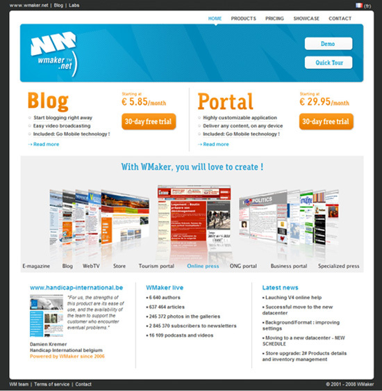 Le portail WMaker s'internationalise Le portail WMaker s'internationalise