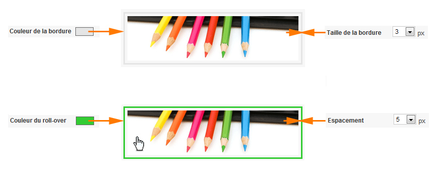 Mise en valeur des images Mise en valeur des images