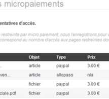 Micro-paiement : consultez votre historique Micro-paiement : consultez votre historique