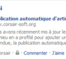 De la publication automatique sur Facebook... De la publication automatique sur Facebook...